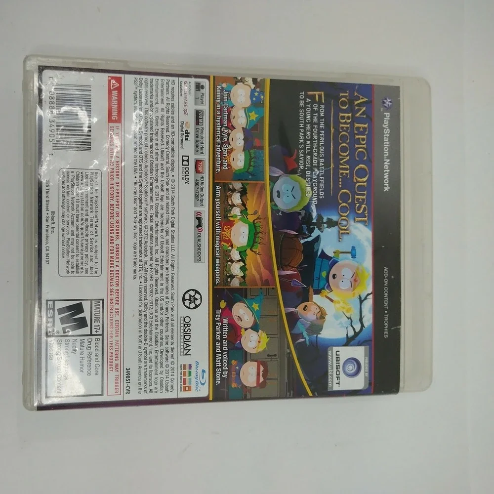 South Park The Stick of Truth - Authentic Sony PS3 Game